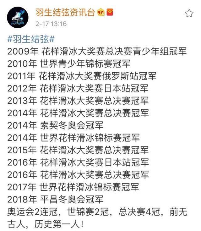 你们的新老公羽生结弦，网友盛赞他是46亿年才产生的奇迹